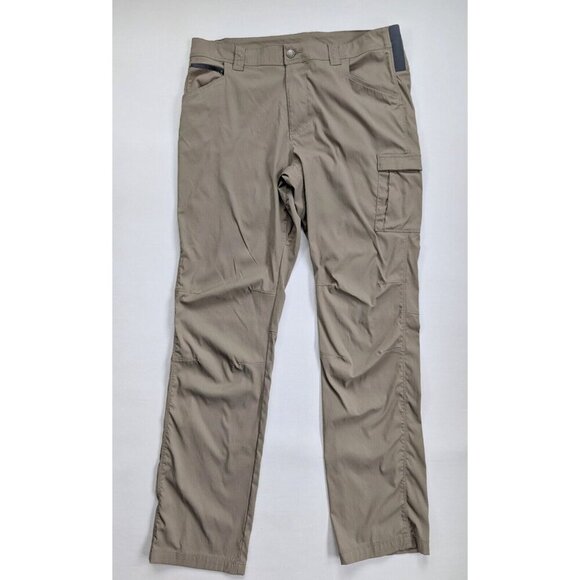 Columbia Mens Cargo Pants In Beige Size 36W 32L Lightweight - Picture 3 of 7